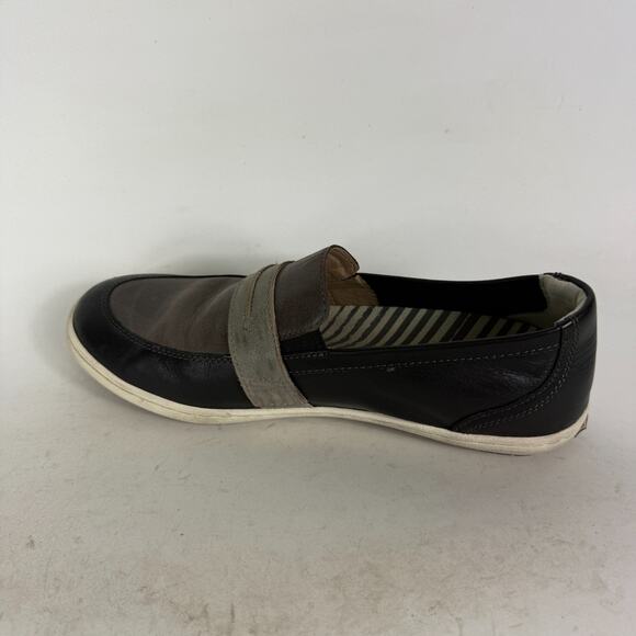 Taos Upward Loafer Women's 10 Black Brown Leather Slip-On Low Top Comfort - Picture 6 of 10